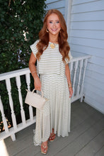 Load image into Gallery viewer, Ivy Stripe Top Set - Green
