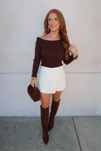 Load image into Gallery viewer, Jules Wrap Skort- Cream
