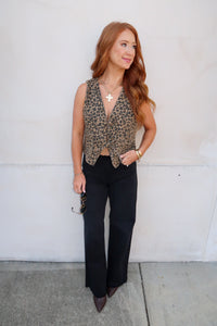 Safari Denim Tie Vest
