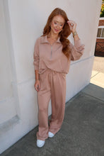 Load image into Gallery viewer, Sara Wide Leg Sweatpants- Taupe
