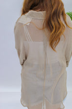 Load image into Gallery viewer, Sunbathing Knit Button Up- Taupe
