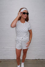 Load image into Gallery viewer, Classic Charm Polka Dot Tee-White
