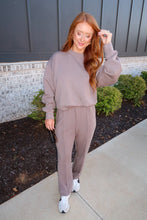 Load image into Gallery viewer, Crisp Fall  Pant Set- Mocha
