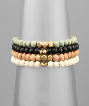 Load image into Gallery viewer, Multi Color Wood Bracelet
