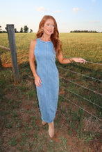 Load image into Gallery viewer, Daisy Mae Denim Midi Dress

