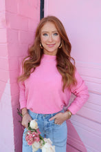 Load image into Gallery viewer, Pretty In Pink Mock Sweater- Pink
