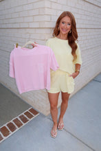 Load image into Gallery viewer, The Ease Knit Top Set- Yellow
