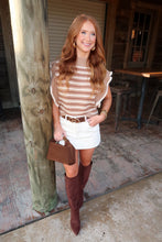Load image into Gallery viewer, Calver Striped Sleeveless Sweater Vest
