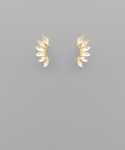 Crystal Marquise Studs