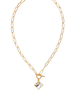 Asscher Pendant Necklace