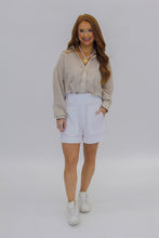 Load image into Gallery viewer, Jaime High-Waisted Shorts-White
