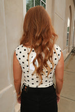 Load image into Gallery viewer, Darling Dots Knit Top-Cream
