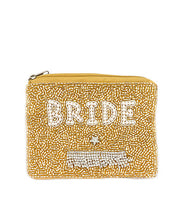 Load image into Gallery viewer, BRIDE &amp; Crytal Fringe Coin Pouch

