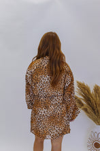 Load image into Gallery viewer, Stay Golden Button Down Mini Dress
