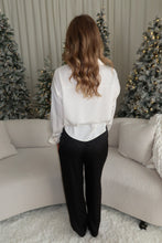 Load image into Gallery viewer, Last Night Leopard Wide Leg Pants- Black
