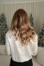 Load image into Gallery viewer, Winter Satin Mock Top- Cream
