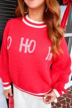 Load image into Gallery viewer, Ho Ho Ho Knit Pullover Sweater
