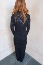 Load image into Gallery viewer, Fall in Love Lace Midi Dress-Black
