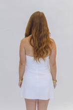 Load image into Gallery viewer, Over Par Halter Athletic Romper-White
