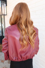 Load image into Gallery viewer, Sleigh Leather Zip Up Jacket
