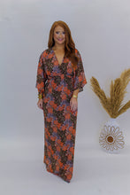 Load image into Gallery viewer, Speak Chic Floral Maxi Dress- Brown
