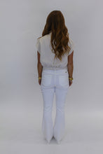 Load image into Gallery viewer, Harris Stripe Collared Crop Top
