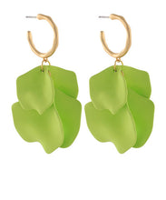 Load image into Gallery viewer, Color Coated Petal Hoops
