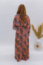 Load image into Gallery viewer, Speak Chic Floral Maxi Dress- Brown
