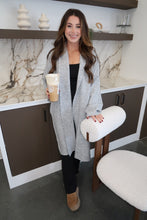 Load image into Gallery viewer, Longline Open Front CardiganSweater
