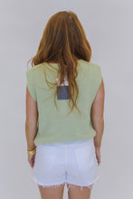 Load image into Gallery viewer, Millie Button Down Sweater Vest-Sage
