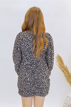 Load image into Gallery viewer, Contemplation Animal Print Ruched Dress
