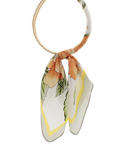 Load image into Gallery viewer, Silk Scarf Wrapped Collar Necklace
