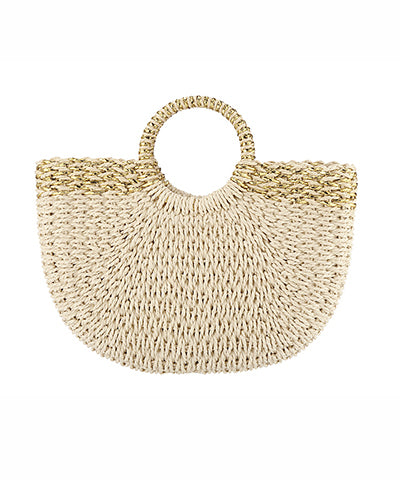 Straw Tote Bag