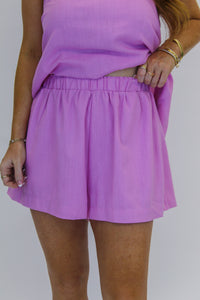 Kiki Top And Shorts Set-Pink