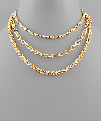 Multi Chain Layer Necklace