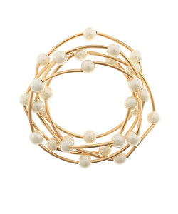 Pearl Bracelet Set