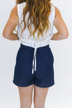 Load image into Gallery viewer, Parker Belted Denim Skort

