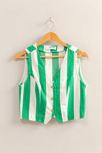In The Green Striped Vest