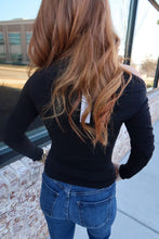 Load image into Gallery viewer, Annie Long Sleeve Top- Black
