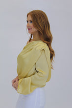 Load image into Gallery viewer, Sun to Me One Shoulder Top-Yellow
