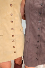 Load image into Gallery viewer, Autumn Avenue Suede Mini Dress-Brown
