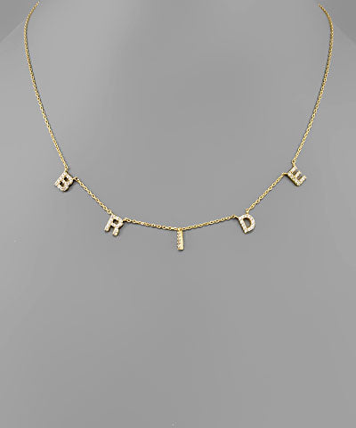 BRIDE Necklace