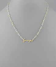 Load image into Gallery viewer, State Pendant Necklace
