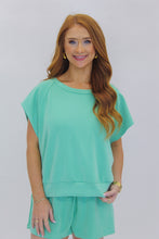 Load image into Gallery viewer, Karly Jogger Set Top- Pistachio
