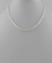 Load image into Gallery viewer, Brass Paperclip Chain Necklace
