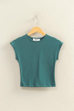 Load image into Gallery viewer, Jane Cap Sleeve Top-Teal
