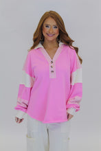 Load image into Gallery viewer, Brandy Color Block Oversized Pullover
