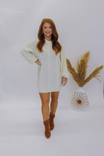 Load image into Gallery viewer, Only You Sweaters Dress- Cream
