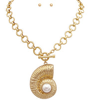 Load image into Gallery viewer, Sealife Pendant Necklace Set
