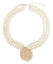 Load image into Gallery viewer, Layered Round &amp; Marble Bead Necklace
